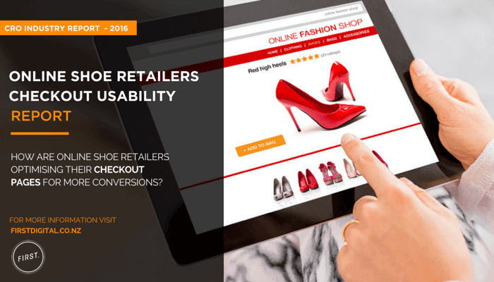 Online shoe retailers checkout usability report title