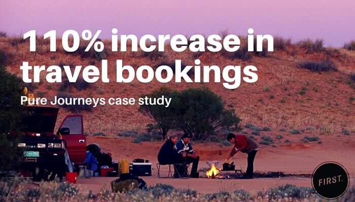 PURE JOURNEYS INCREASE TRAVEL BOOKINGS BY 110% WITH DATA DRIVEN DIGITAL STRATEGY